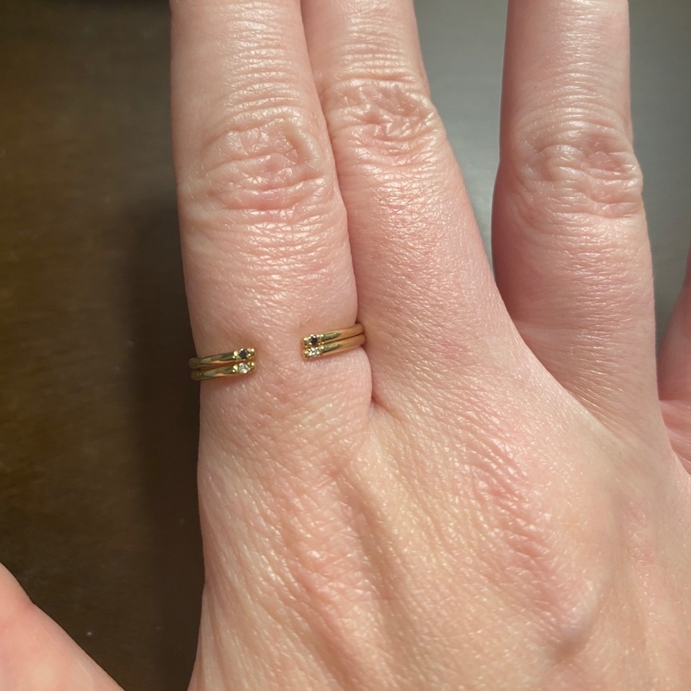 Dainty Gold Cuff Rings